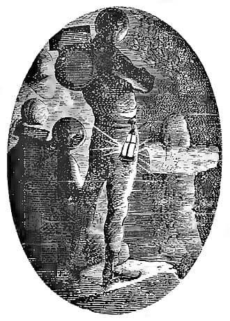 An underwater scene printed in an 1897 Polish edition